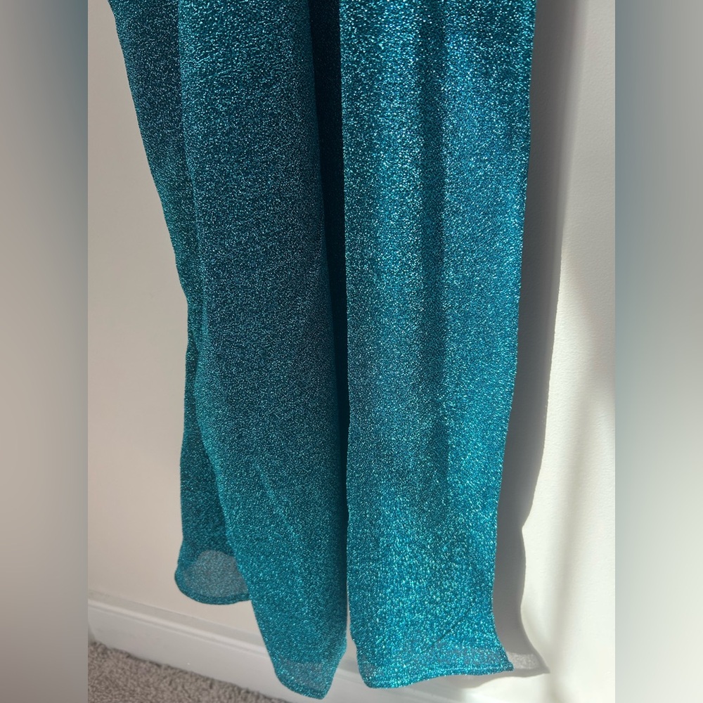 BAOBAB Blue Metallic sleeveless maxi dress - Picture 11 of 15